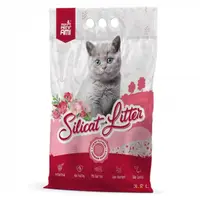 Asternut igienic pentru pisici Mon Petit Ami Silicat Floral 3,8L
