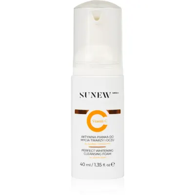 SUNEWMED+ Active Foaming Cleanser Face and Eye Makeup Removal spuma de curatare cu vitamina C 40 ml