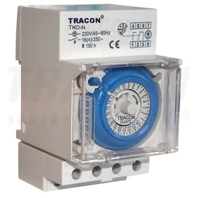 Programator electromecanic modular, zilnic TKO-N 230V, 16(4) A