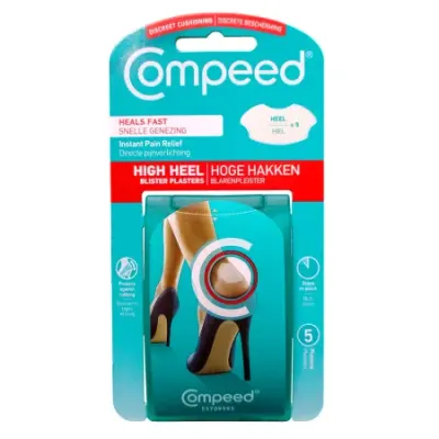 Plasturi pentru basicile provocate de pantofii cu toc, Compeed | 5 bucati