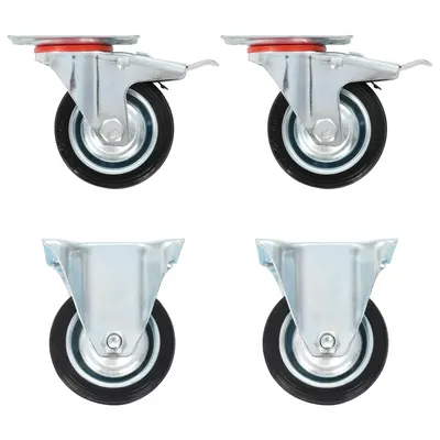 Gossi roti, 4 buc., 75 mm