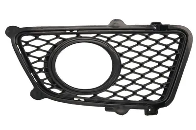 Capac bara fata Dreapta cu locas lampa ceata, plastic, negru potrivit KIA SPORTAGE II 2004-2010 2008-2010