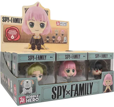 Figurină mini YuMe Animation: Spy x Family - Bobble Hero, sortiment