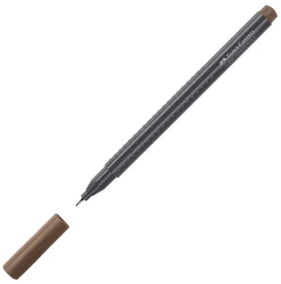 Liner Faber-Castell Grip - Maro roscat, 0.4 mm