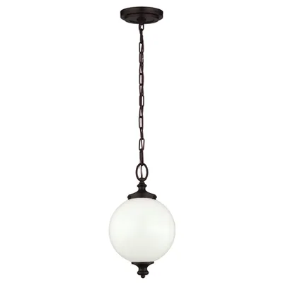 Lampa suspendata Parkman 1 Light Small Pendant – Oil Rubbed Bronze