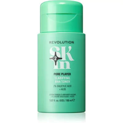 Revolution Skincare Clearly Clarify 2% Salicylic Acid &Aloe Clarifying BHA Toner tonic reglator al sebumului ce minimizeaza porii 150 ml