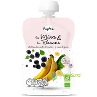 Piure cu 51% Mure si 43% Banane +4/6 Luni Ecologic/Bio 120g