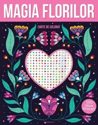 Magia florilor – 1000 ștrasuri autocolante - Paperback brosat