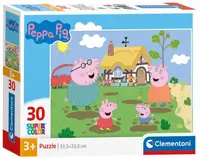 Puzzle pentru copii Clementoni din 30 piese - Purcelușa Peppa