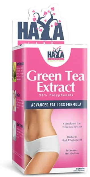 Green Tea Extract, 500 mg, 60 capsule, Haya Labs