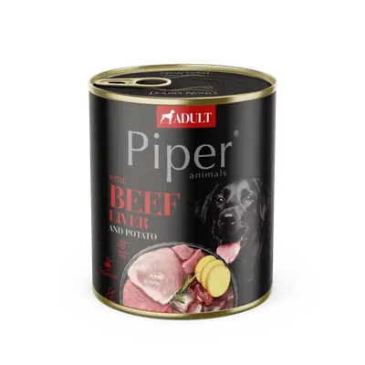 Piper Adult Dog, Ficat de Vita si Cartofi, 800 g
