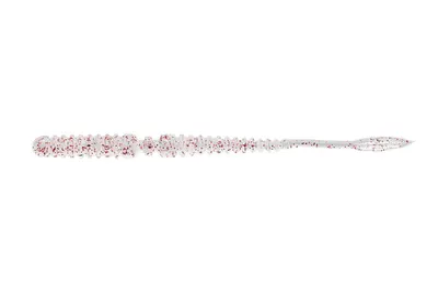 Vierme Jackall Peke Ring 2.7 Inch Clear Red Flake 8 Buc / Plic