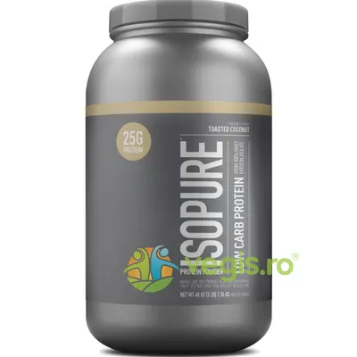 Proteina Izolata din Zer cu Aroma de Nuca de Cocos Prajita 1360g