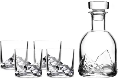 Set de whisky Liiton - Everest, 1 L, 270 ml, 5 părți