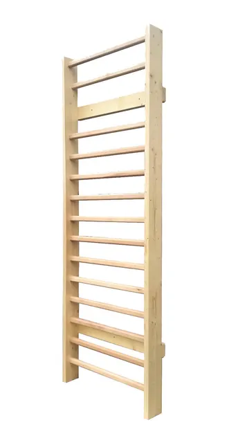 Spalier Gimnastica Standard, 230x80 cm, , lacuit natur, 14 bare - M130L