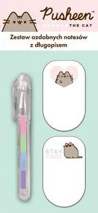 Set de bilețele cu stilou St. Majewski Pusheen
