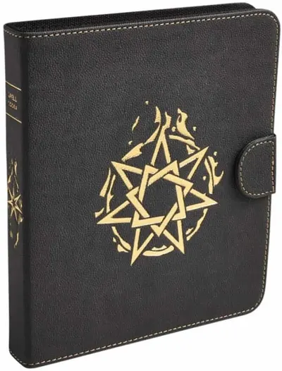 Mapă pentru păstrarea cărților Dragon Shield - Spell Codex - Iron Gray (160 buc.)