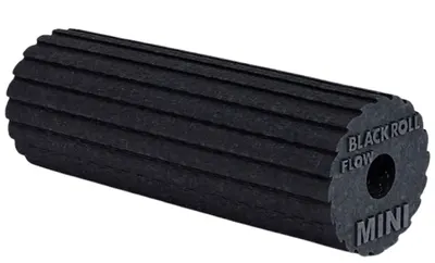 Foam roller Blackroll - Mini Flow, 15 x 6 cm, negru
