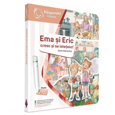 Carte interactiva, Raspundel Istetel, Ema si Eric cresc si se istetesc