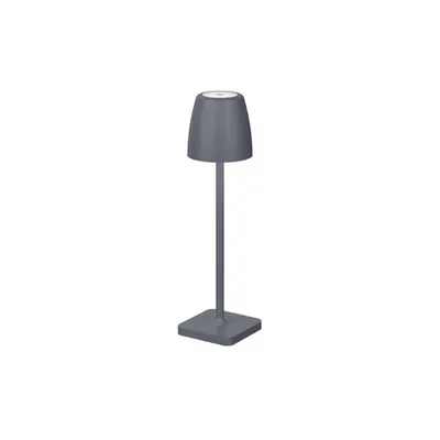 Lampa podea COLT Nisipiu Inchis Gri Aluminiu turnat Aluminiu & Acrylic LED 2 Wat 207Lm 3000K IP54 Beam Angle 62O DC 5V Intrerupator On/Off USB Wire Dimabil