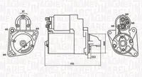 Electromotor (12v, 1,1kw) Alfa Romeo 145, 146, 147, 155, 156, 166, Gt, Gtv, Spider; Fiat Barchetta, Brava, Bravo I, Coupe, Marea, Punto, Stilo; Lancia Dedra, Delta Ii, Kappa, Lybra 1.4-2.4 Intre 1994-
