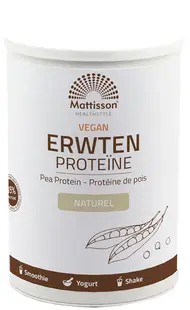 Organic Pea Protein, 350 g, Mattisson Healthstyle
