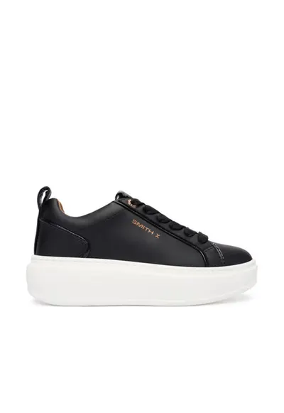 Tenisi dama 305503442 - Piele naturala - Negru