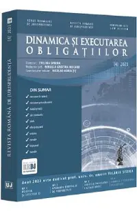 Revista romana de jurisprudenta Nr.4 din 2023. Dinamica si executarea obligatiilor