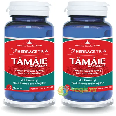Pachet Tamaie (Boswellia Serrata) 60cps+60cps (50% reducere la al doilea produs)