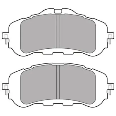 Set placute frana, frana disc DELPHI LP2506