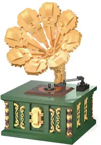 Constructor pentru copii KOCO - Gramofon retro, 2351 piese