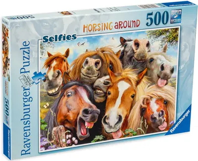 Puzzle Ravensburger din 500 de piese - E timpul pentru selfie