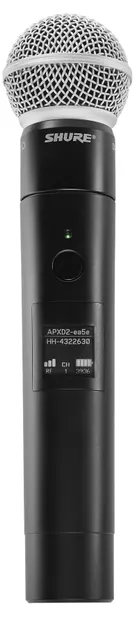 Microfon fără fir Shure - MXW2X/SM58-Z11, за Microflex Wireless neXt, negru