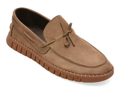 Mocasini GRYXX gri, 74022, din nabuc