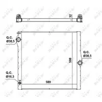 Radiator, racire motor NRF 50139