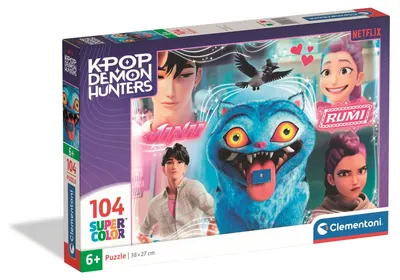 Puzzle pentru copii Clementoni de 104 piese - K-Pop Demon Hunters (varianta 3)