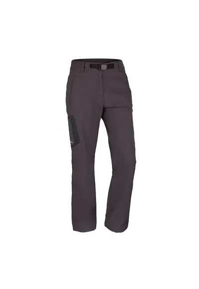 Pantaloni elastici de trekking extra lungi pentru femei Mattie - Argintiu inchis