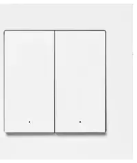 Întrerupător smart Osram – Smart+, Matter, 2 canale, 2 butoane, alb