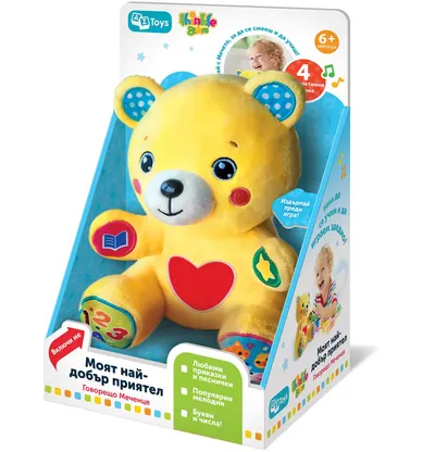 Ursulet interactiv moale Thinkle Stars, + 6 luni