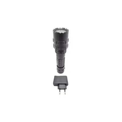 Lanterna metalica led cu acumulator litiu L18650