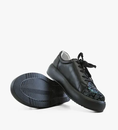 Pantofi Casual Floray Negri