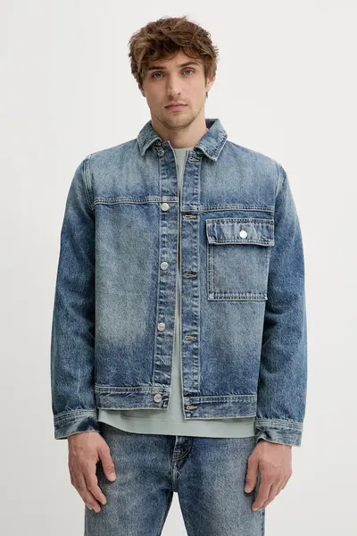 Samsoe Samsoe geacă jeans SAWESLEY
