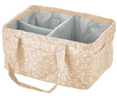 Organizator genți pentru bebeluși BabyJem - Pliabil, bej, 25 х 35 cm