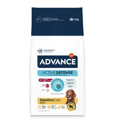 Advance Dog Sensitive, Miel & Orez, 12 kg