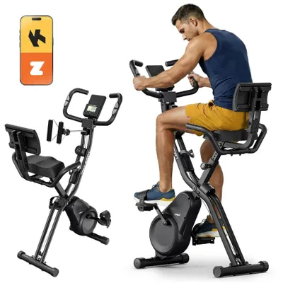 Bicicletă fitness pliabilă Trex Sport TX-390XB TRIBER - Bluetooth Kinomap Zwift