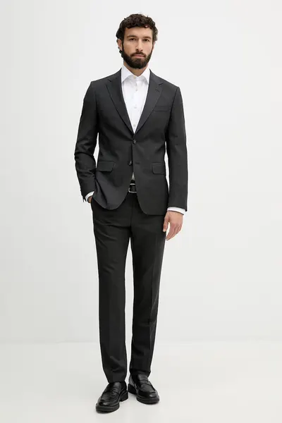 BOSS costum din două piese pentru bărbați din lână H-Huge-2Pcs-263