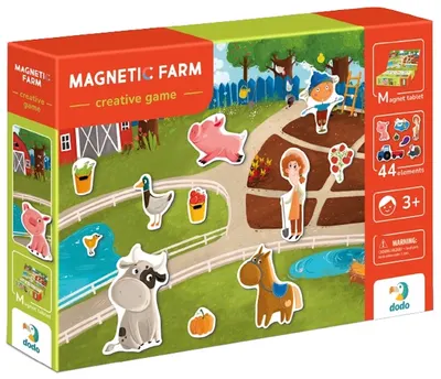 Joc magnetic pentru copii Dodo - Farm