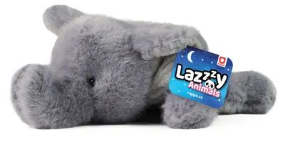 Jucărie de pluș Rappa Lazy Animals - Elefant culcat, 29 cm