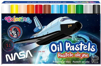 Pasteluri uleioase Colorino Nasa - 12 culori