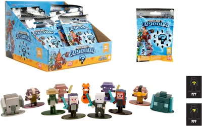 Figurina - Nano Metalfigs - Minecraft Legends (produs tip surpriza - pret pe bucata)